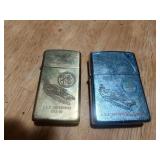 2 Zippo Lighters