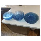 20 pcs Blue Dishes