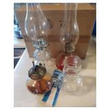 3 Oil Lamps - Read Details