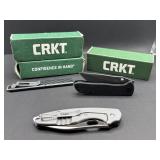 CRKT Folding Knives Lot