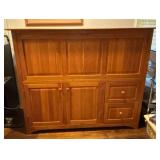 Wooden Desk Cabinet With Storage