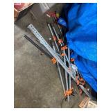 Industrial Bar Clamps Lot