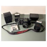 Pentax P3 Camera Set with Extras