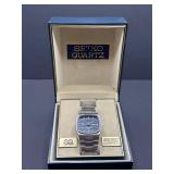 Seiko Quartz Wristwatch with Box