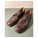 Brown Leather Botti Shoes