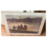 Signed Cowboy Print, 26x20