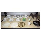 Porcelain Demitasse Cups w/Saucers