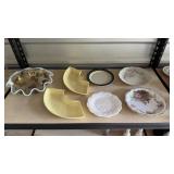 Decorative Plates w/Stoneware and Bavaria
