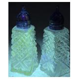 Manganese Japanese Glass Salt & Pepper Shakers