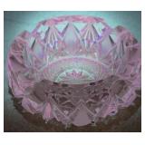 Crystal Ashtray w/ Starburst Pattern