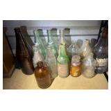 Vintage Soda and Medicine Bottles Collection
