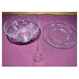 Princess House Glass Punch Bowl Set w/ Ladle