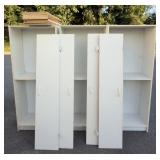 Three White Storage Cabinets 24ï¿½x12ï¿½x60ï¿½