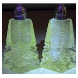 Manganese Glass S & P Shakers