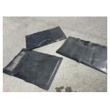 3 Rubber Floor Mats 59ï¿½x36ï¿½