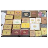 Empty Cigar Boxes Assorted Brands