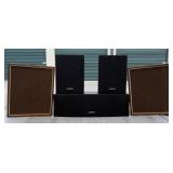 Jensen 3-Piece Speaker Set w/ Other Speakers