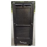 SallyMate Rolling Salon Cart Black 13.5x14x32"