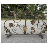 Decorative Wrought Iron Fire Screen 32ï¿½x25.50ï¿½