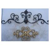 Black and Gold Decorative Wall Accents