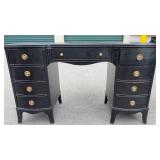 Limbert Mahogany Black Painted Salon Desk