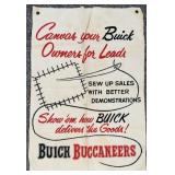 Buick Buccaneers Canvas Sales Advertisement Banner