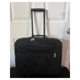 Black Rolling Laptop Bag 16''x6''x14''