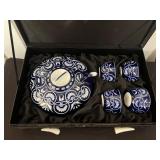Bombay Blue Ceramic Tea Set
