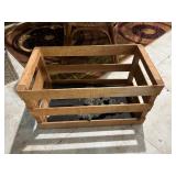 Wooden Crate With Mesh Insert 25''x14''x14''