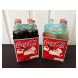 Coca-Cola Bottles in Vtg Carriers