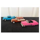 3 Classic Diecast Cars