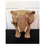 Vtg Elephant Figurine Planter12x9x11
