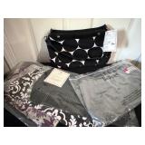 Thirty-One Suite Skirt Purse w/xtra Skirts