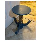 Blue Wooden Side Table 11''x19''