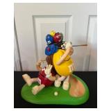 M&M's Golf Themed Candy Dispenser 11''x8.5''x10''