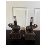 Elephant Base Table Lamps 8''