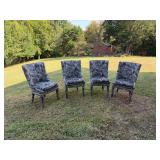 Four Upholstered Swivel Chairs20x20x37.5
