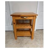 Utility Island w/Wine Rack26x21x32