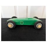 Green Wooden Derby Car8.75×4.5×2