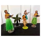 Hawaiian-Themed Figurine Set