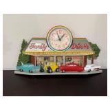 1988 Family Drive-In Wall Clock20.5×10.5