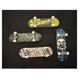 4 Tech Deck Fingerboards3.75'