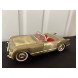 Gold-Tone Die-Cast Car Model 4''x9''x3''