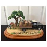 Jack Daniel's Barrel Truck Scene 15''x9.5''x7.5''