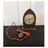 Vtg Hammond Electric Mantel Clock5×7