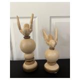 Carved Wooden Birds 9''/12''