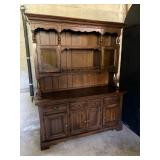 Keller Two-Piece Wood Hutch