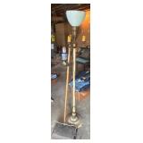 Antique Floor Lamp and Sweeper