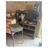 Wood Shelf and Table Set
