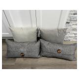 Four Decorative Pillows